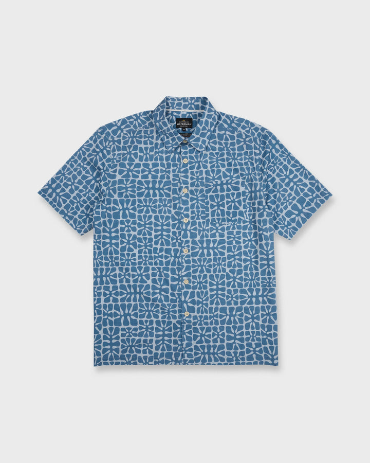 Quiksilver Men's Waterman Coral Sea Performance Short Sleeve Shirt - Skyway - Sun Diego Boardshop