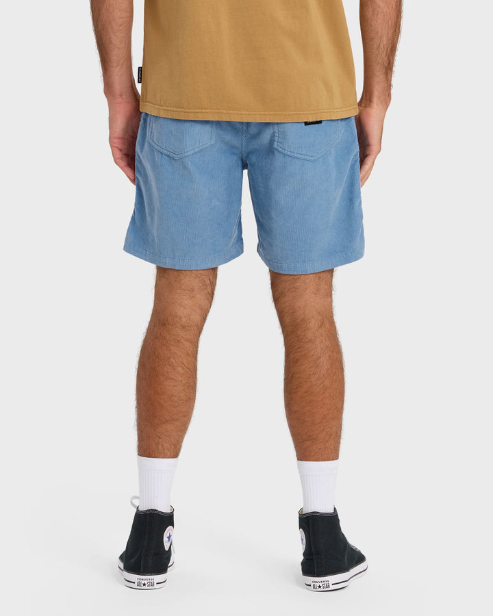 Quiksilver Men's Taxer Cord 18" Elastic Waist Shorts - Riviera - Sun Diego Boardshop