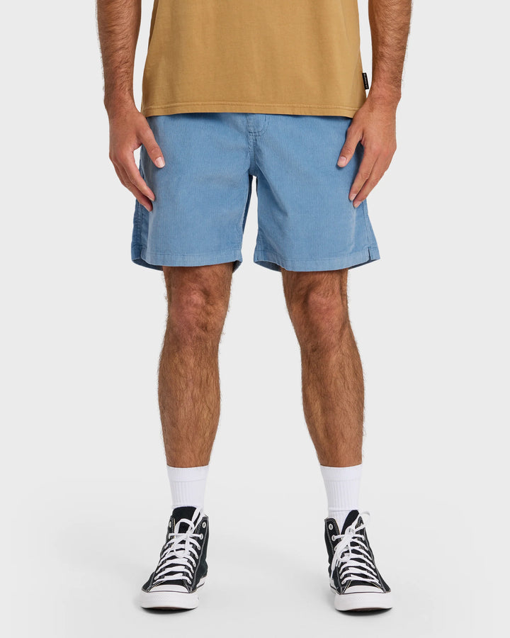 Quiksilver Men's Taxer Cord 18" Elastic Waist Shorts - Riviera - Sun Diego Boardshop