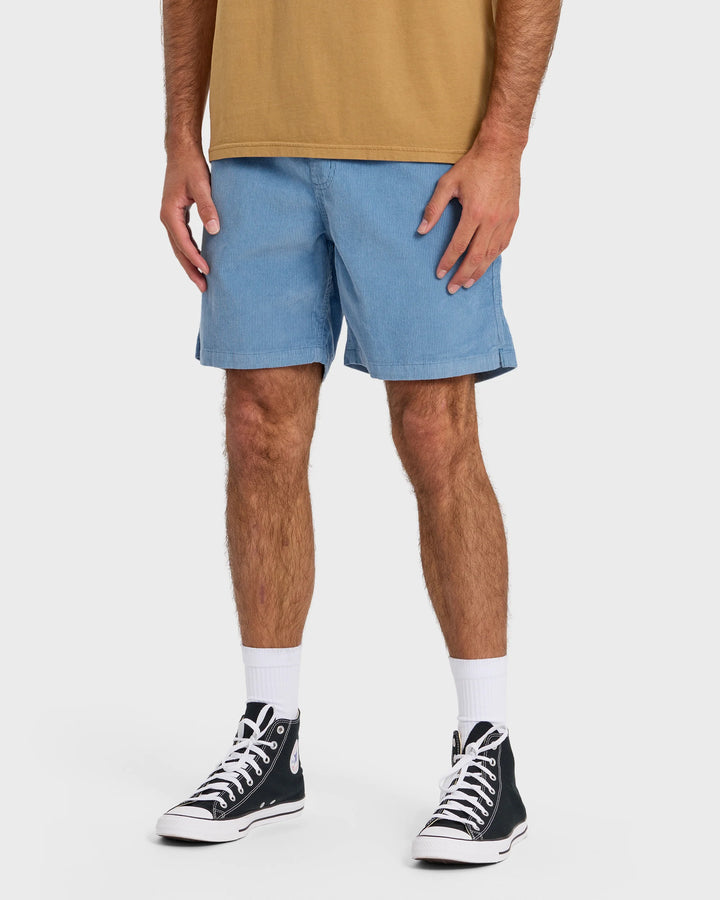 Quiksilver Men's Taxer Cord 18" Elastic Waist Shorts - Riviera - Sun Diego Boardshop