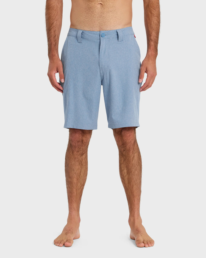 Quiksilver Men's Union Heather 20" Amphibian Hybrid Shorts - Riviera - Sun Diego Boardshop