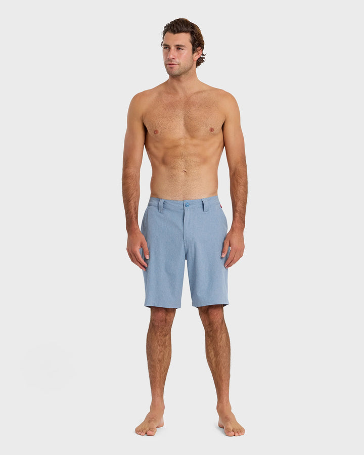 Quiksilver Men's Union Heather 20" Amphibian Hybrid Shorts - Riviera - Sun Diego Boardshop