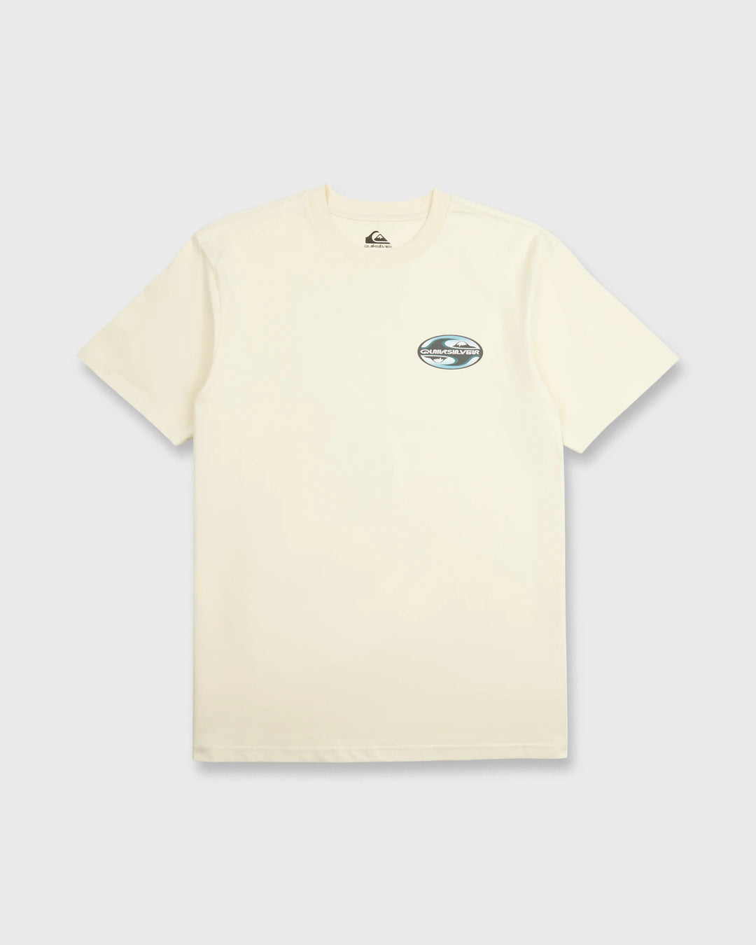 Quiksilver Men's Original Yin Yang Classic Short Sleeve Cotton T-Shirt - Bone White - Sun Diego Boardshop