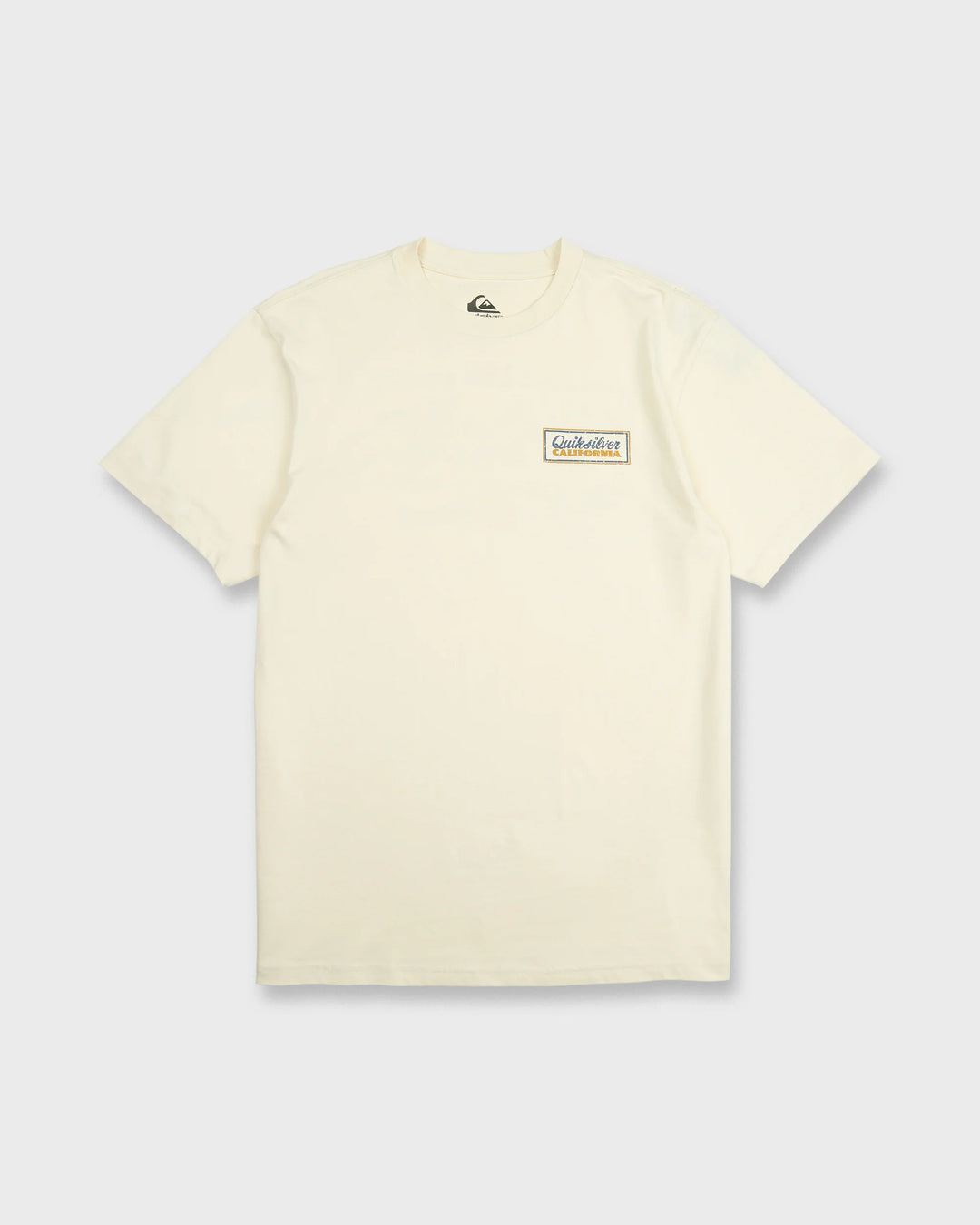 Quiksilver Men's California Quiver Short Sleeve Cotton T-Shirt - Bone White - Sun Diego Boardshop