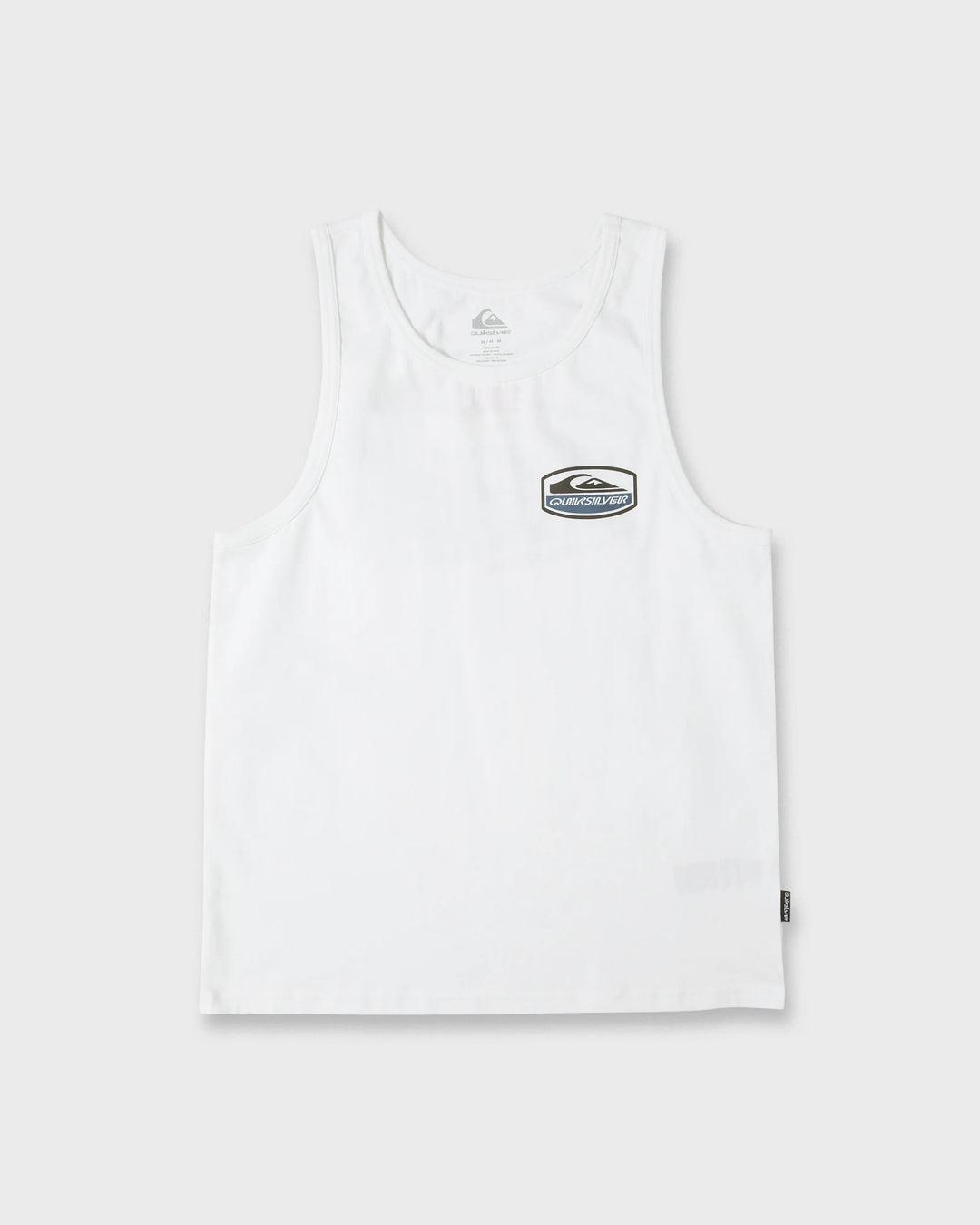 Quiksilver Men's Shapers Crest Tank Top - White - Sun Diego Boardshop
