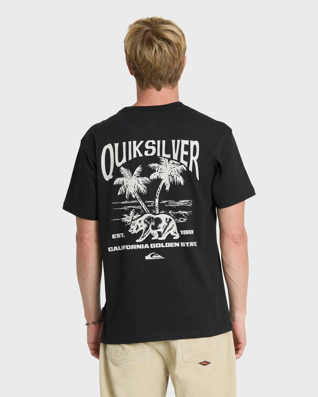 Quiksilver Men's California Dreamer Classic Short Sleeve Knit T-Shirt - Black - Sun Diego Boardshop
