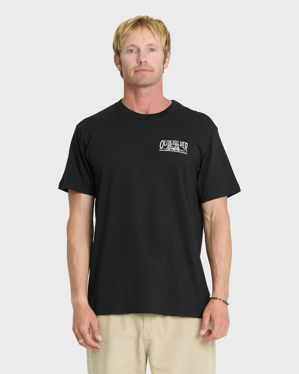 Quiksilver Men's California Dreamer Classic Short Sleeve Knit T-Shirt - Black - Sun Diego Boardshop