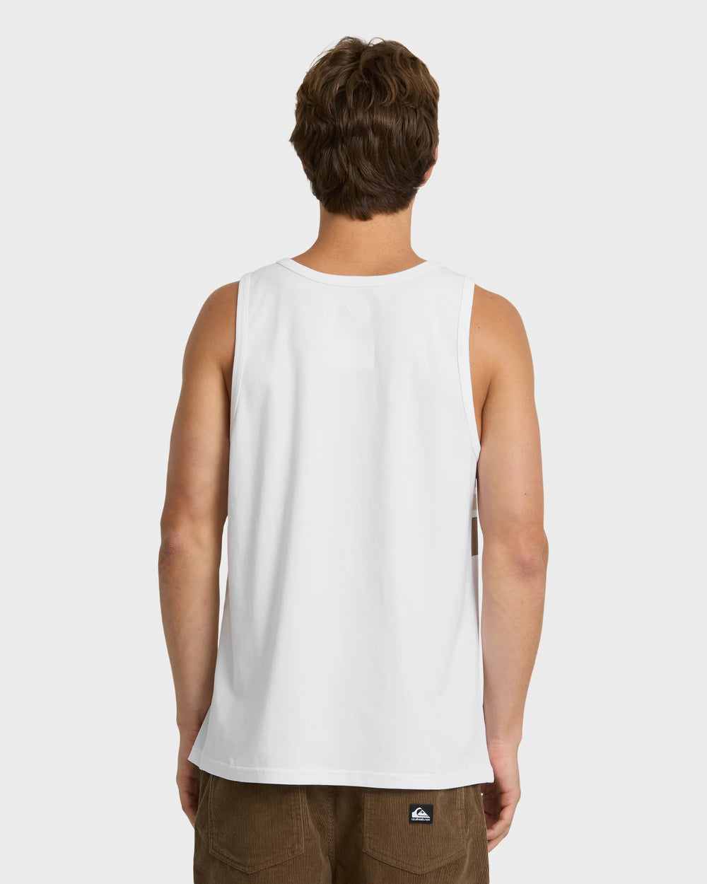 Quiksilver Men's Original Stripe Tank Top - White - Sun Diego Boardshop