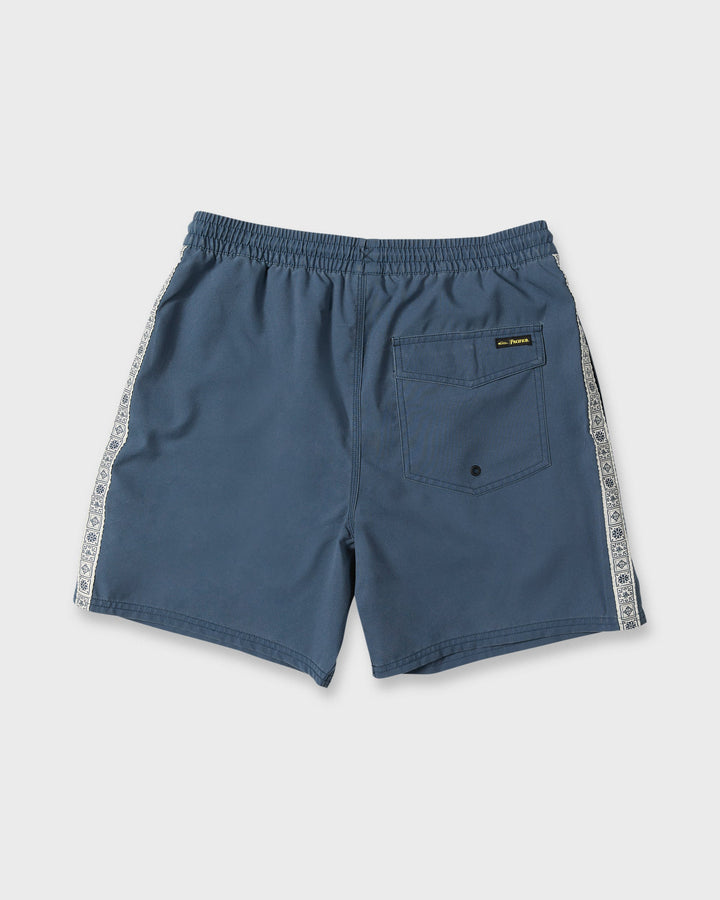 Quiksilver Men's Pacifico Talavera Volley Swim Trunks - Dark Denim - Sun Diego Boardshop