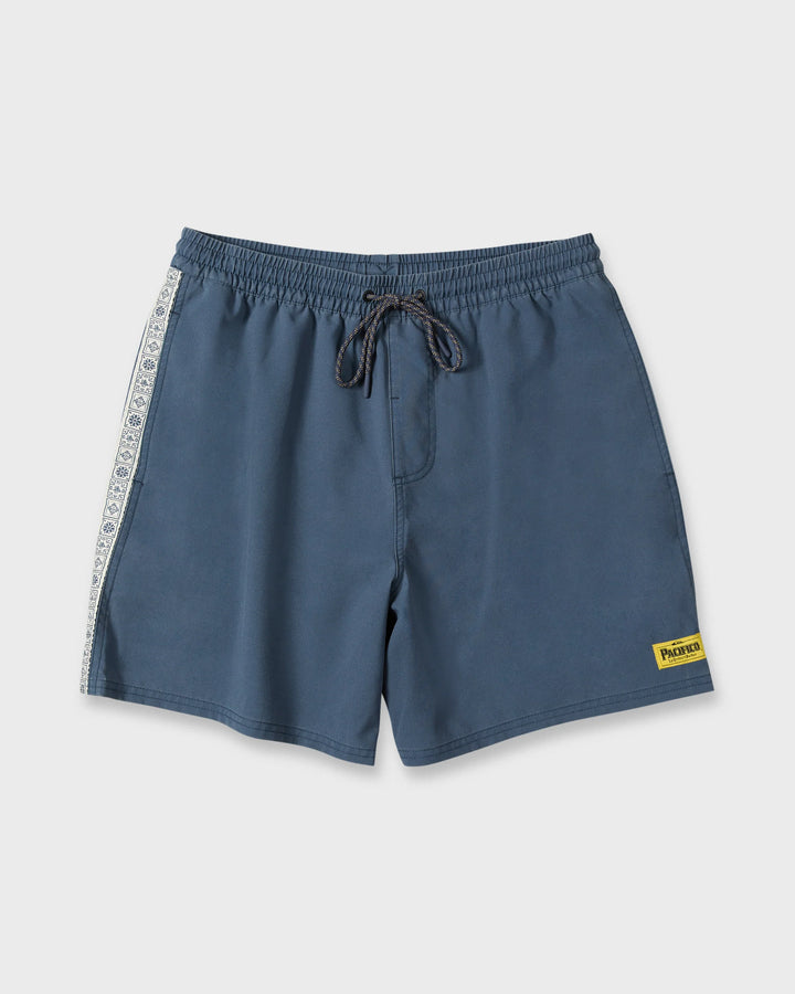 Quiksilver Men's Pacifico Talavera Volley Swim Trunks - Dark Denim - Sun Diego Boardshop