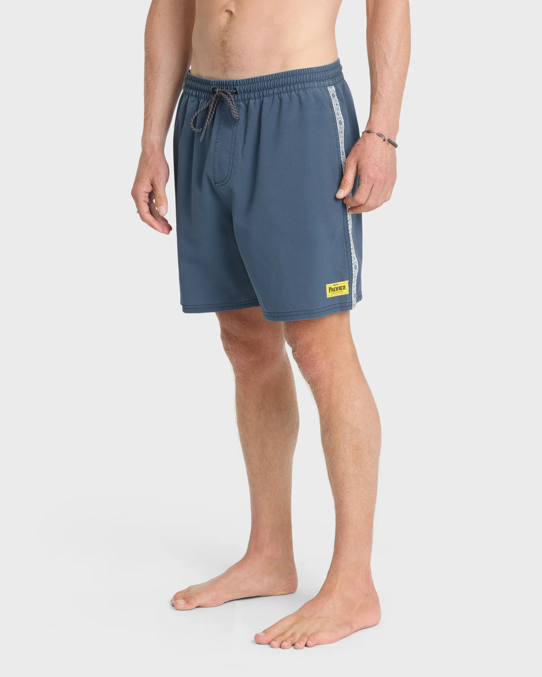 Quiksilver Men's Pacifico Talavera Volley Swim Trunks - Dark Denim - Sun Diego Boardshop