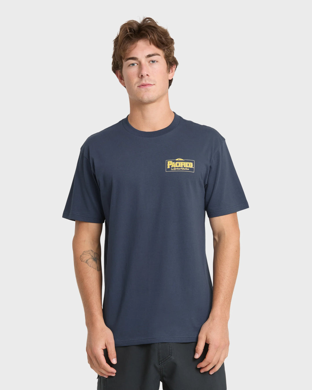 Quiksilver Men's Pacifico Sayulita Cruising Short Sleeve Knit T-Shirt - Navy - Sun Diego Boardshop