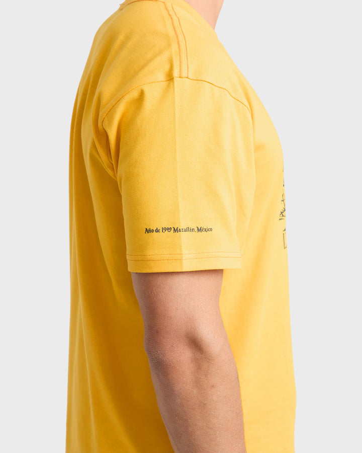 Quiksilver Men's Pacifico Coastal Paradise Short Sleeve Knit T-Shirt - Sunshine - Sun Diego Boardshop