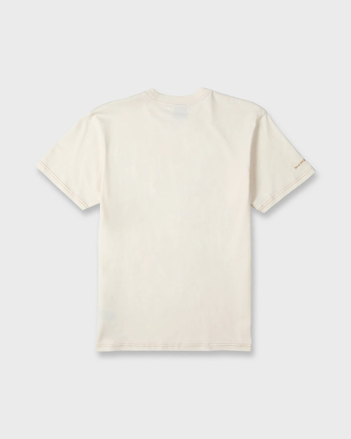 Quiksilver Men's Pacifico Coastal Paradise Short Sleeve Cotton T-Shirt - Tofu - Sun Diego Boardshop