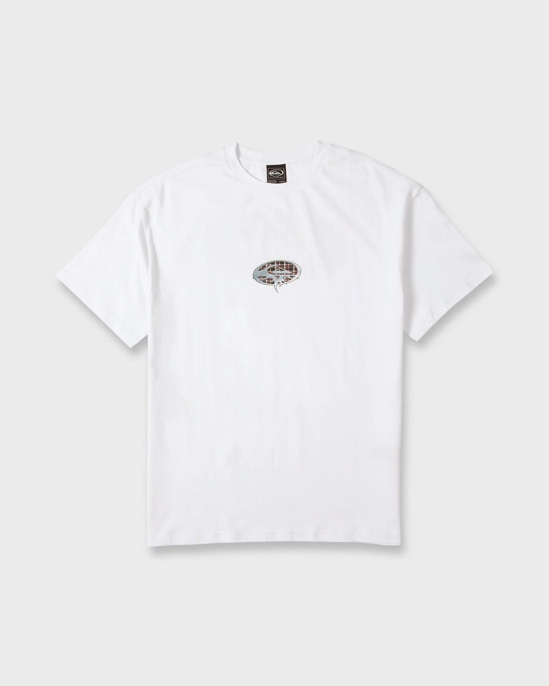 Quiksilver Men's Chrome Thorn Mercury Short Sleeve Knit T-Shirt - White - Sun Diego Boardshop
