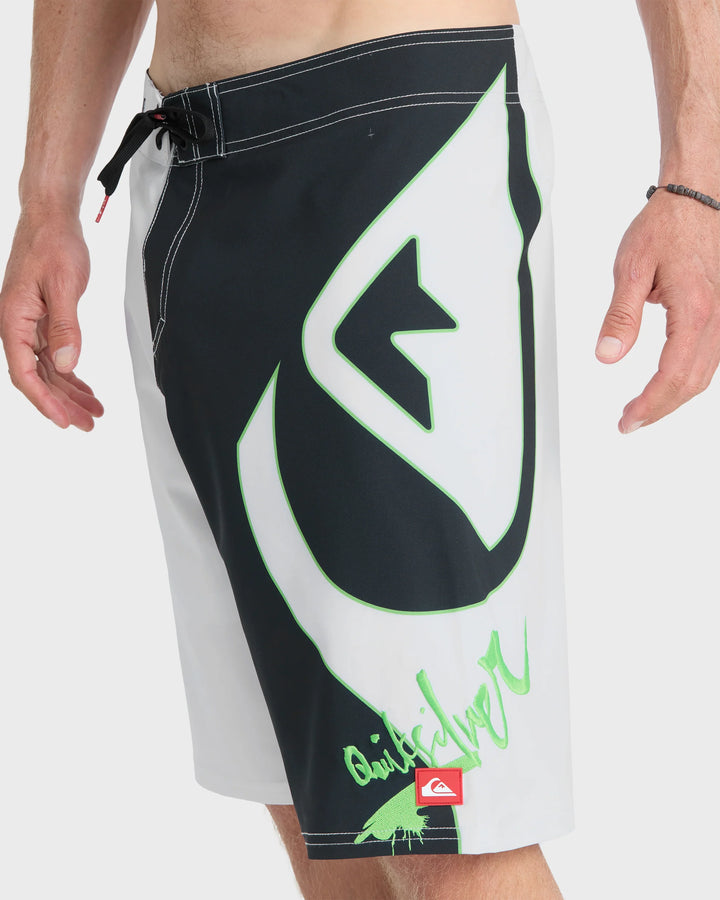 Quiksilver Men's Young Guns Intercepter 21" Boardshorts - Bright White - Sun Diego Boardshop