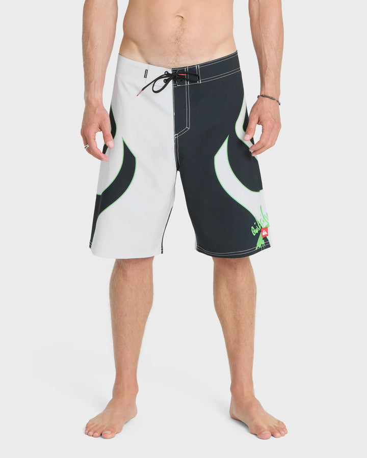 Quiksilver Men's Young Guns Intercepter 21" Boardshorts - Bright White - Sun Diego Boardshop