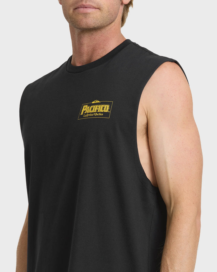 Quiksilver Men's Pacifico Sayulita Cruising Tank Top - Black - Sun Diego Boardshop