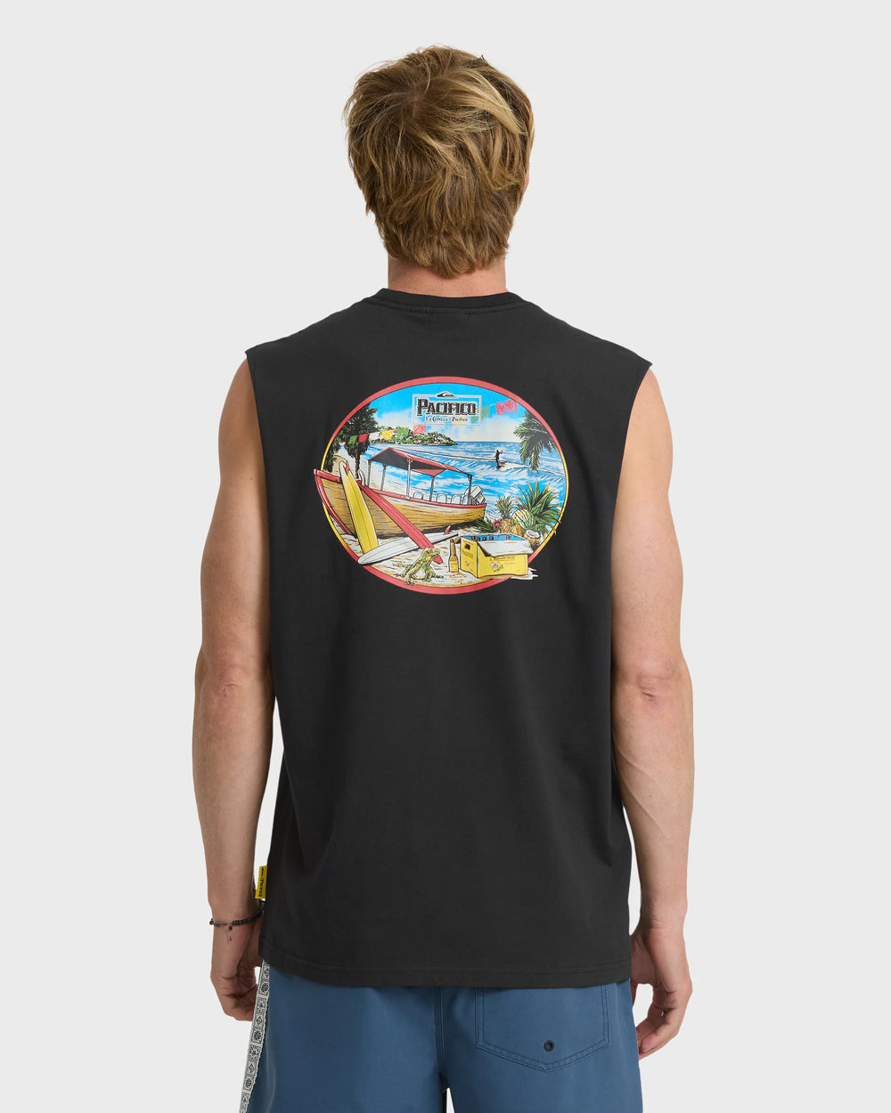 Quiksilver Men's Pacifico Sayulita Cruising Tank Top - Black - Sun Diego Boardshop