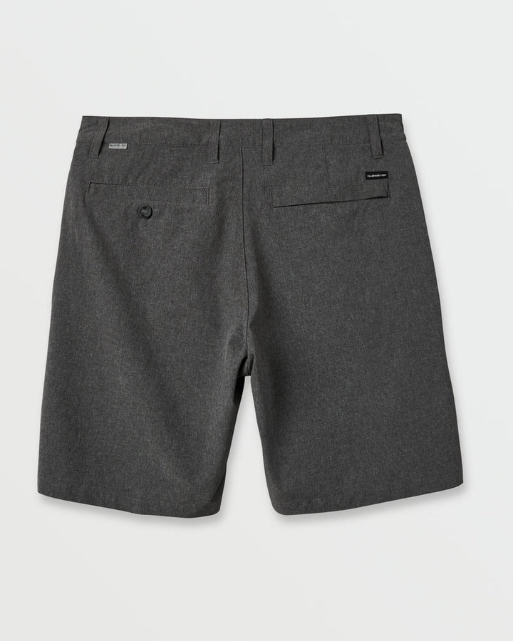 Quiksilver Union Heather 20" Amphibian Hybrid Shorts - Black - Sun Diego Boardshop