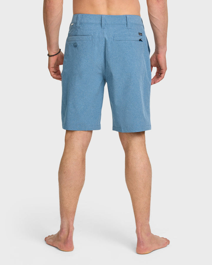 Quiksilver Union Heather 20" Amphibian Hybrid Shorts - Copen Blue - Sun Diego Boardshop