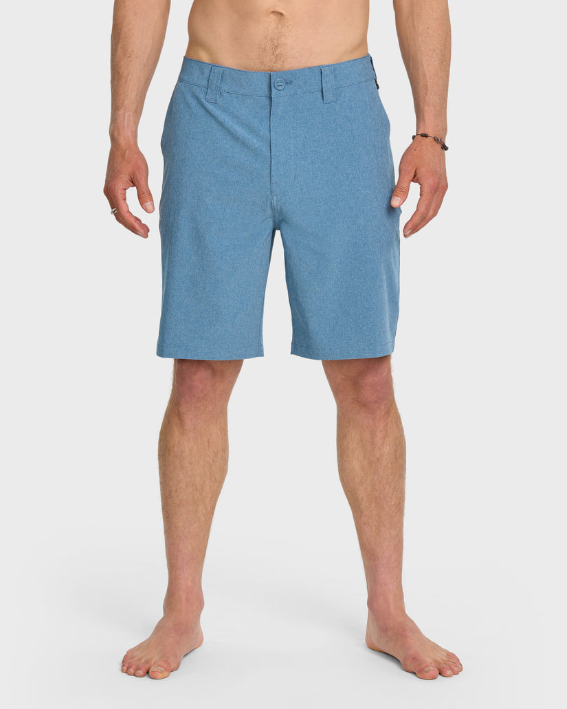 Quiksilver Union Heather 20" Amphibian Hybrid Shorts - Copen Blue - Sun Diego Boardshop