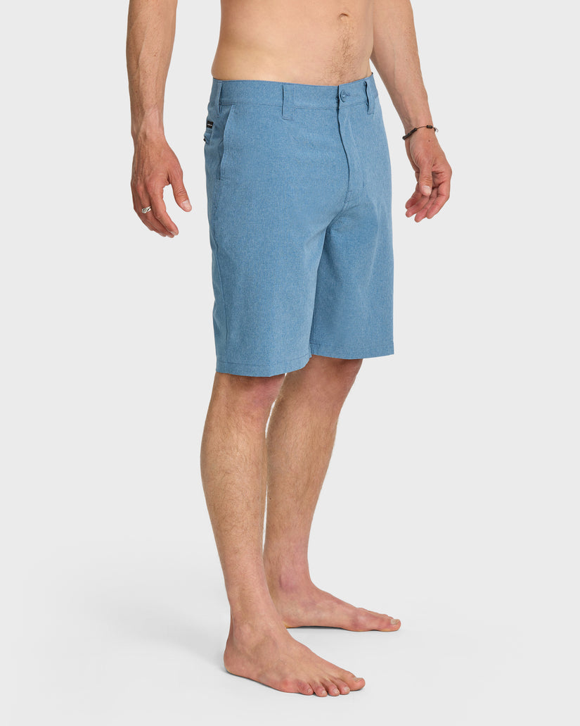 Quiksilver Union Heather 20" Amphibian Hybrid Shorts - Copen Blue - Sun Diego Boardshop
