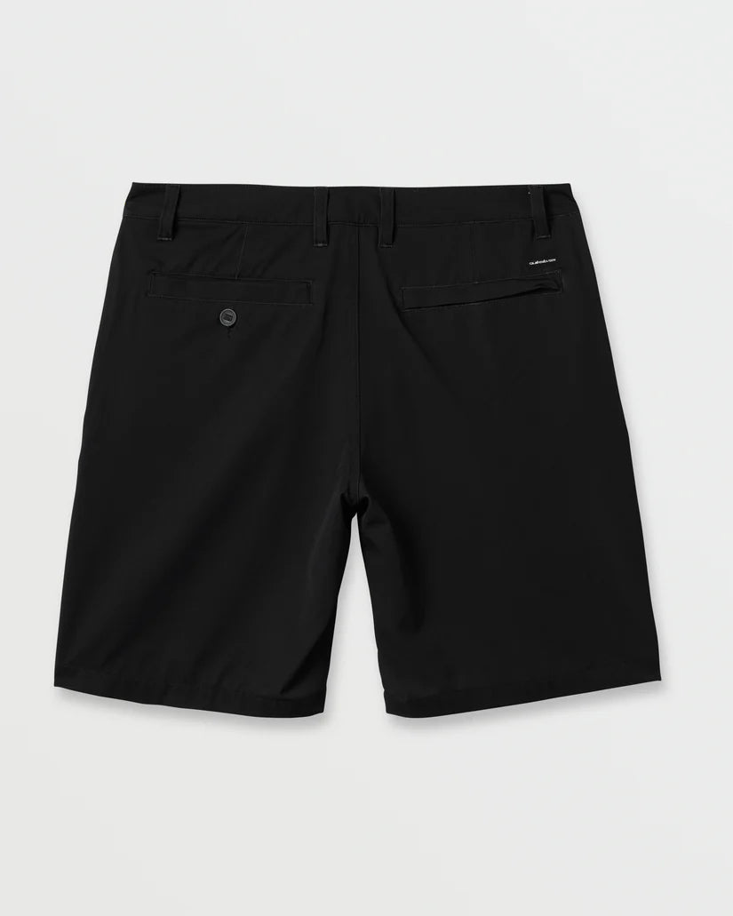 Quiksilver Union Amphibian 20" Hybrid Shorts - BLACK - Sun Diego Boardshop