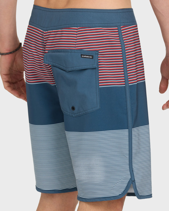 Quiksilver Men's Surfsilk Tijuana 19" Boardshorts - Dark Denim - Sun Diego Boardshop