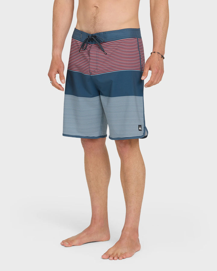Quiksilver Men's Surfsilk Tijuana 19" Boardshorts - Dark Denim - Sun Diego Boardshop