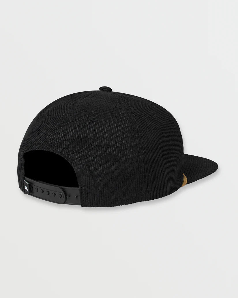 Quiksilver Steer Clear Snapback Hat - BLACK - Sun Diego Boardshop