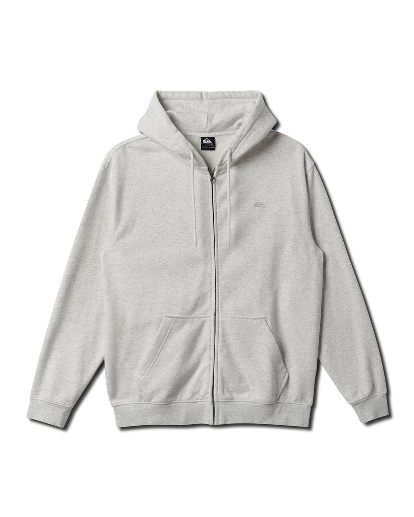Quiksilver Saltwater Full Zip Hoodie - White/Heather - Sun Diego Boardshop