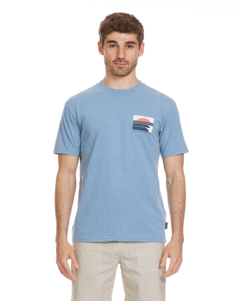 Quiksilver Incoming T-Shirt - NIAGARA HEATHER - Sun Diego Boardshop