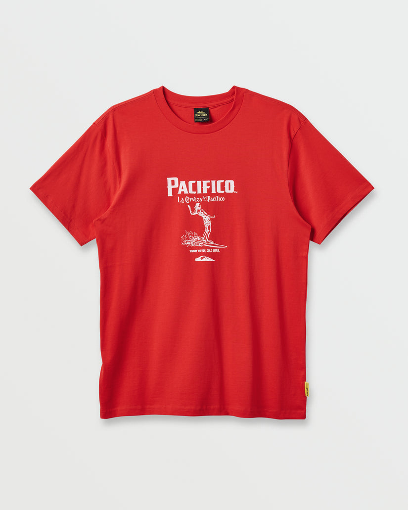 Quiksilver Quiksilver X Pacifico Baja Arch T-Shirt - Red - Sun Diego Boardshop