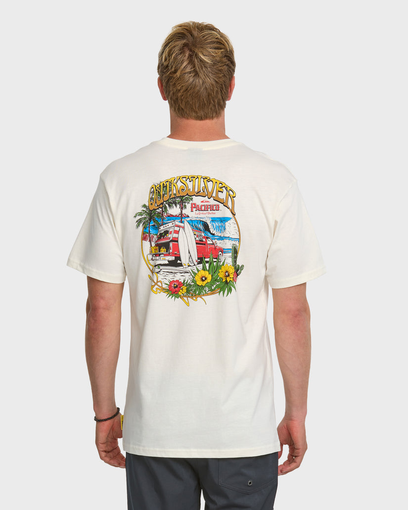 Quiksilver Quiksilver X Pacifico Search For Beauty T-Shirt - Tofu - Sun Diego Boardshop