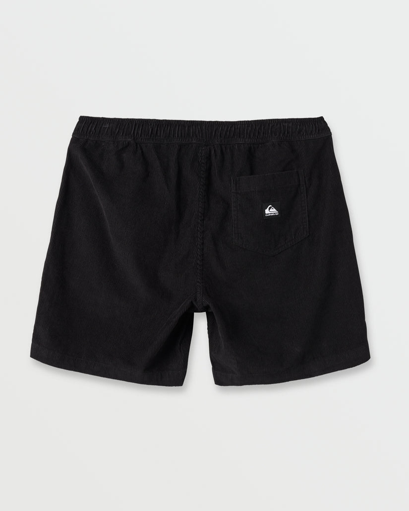 Quiksilver Taxer Corduroy Shorts - Phantom - Sun Diego Boardshop