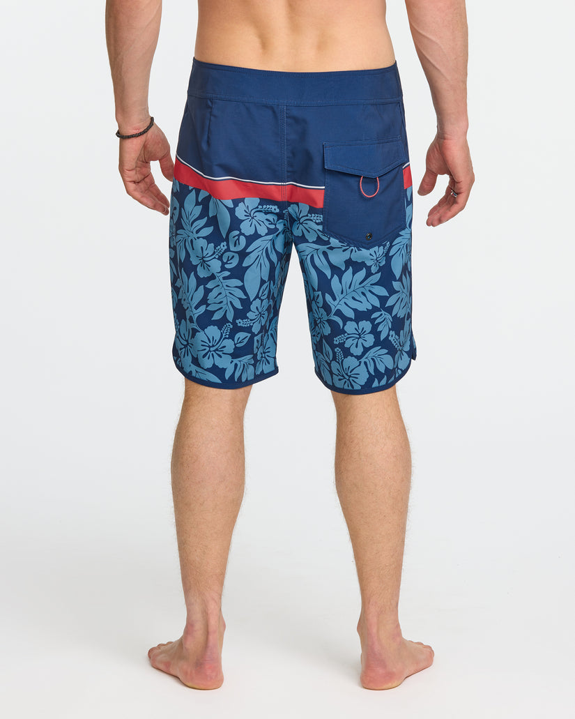 Quiksilver Surfsilk Hawaii Scallop 19" Boardshorts - Estate Blue - Sun Diego Boardshop