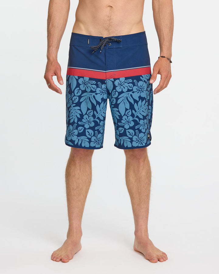 Quiksilver Surfsilk Hawaii Scallop 19" Boardshorts - Estate Blue - Sun Diego Boardshop
