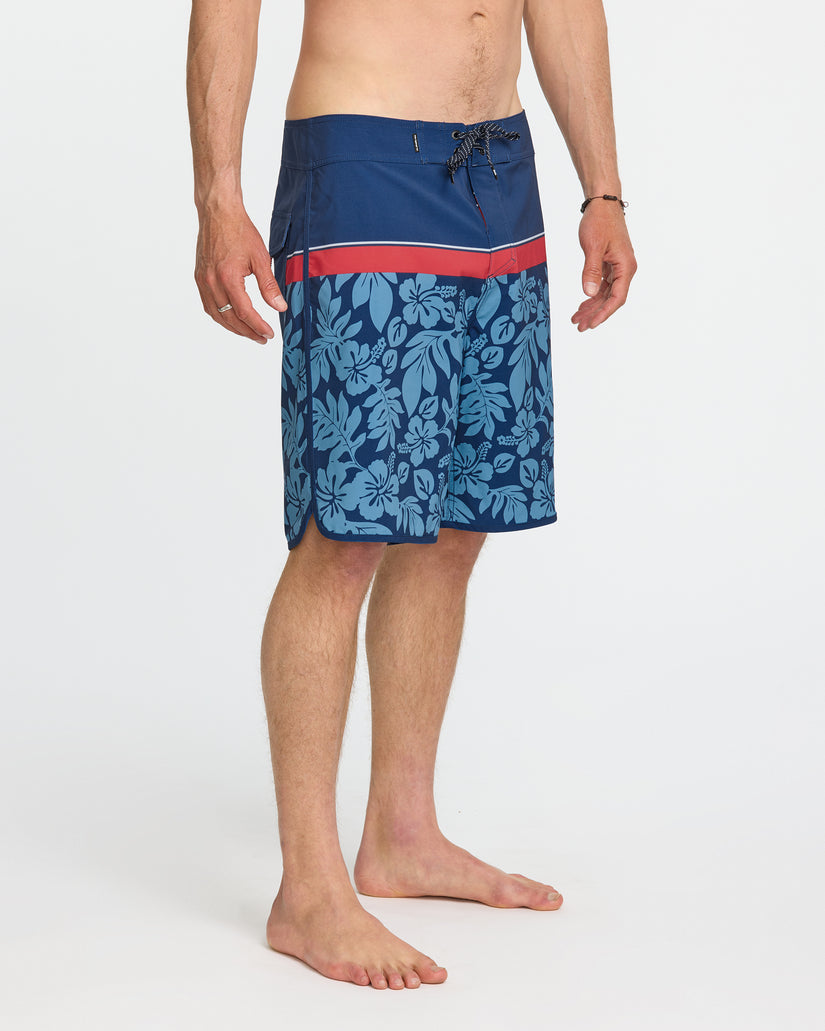 Quiksilver Surfsilk Hawaii Scallop 19" Boardshorts - Estate Blue - Sun Diego Boardshop