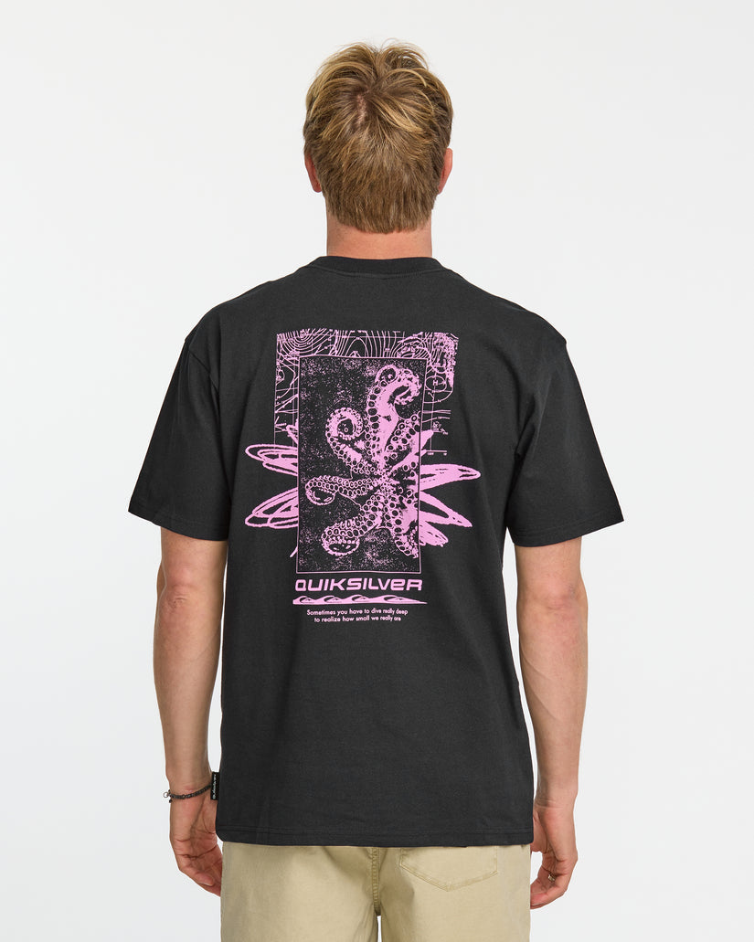 Quiksilver Deep Dive T-Shirt - Black - Sun Diego Boardshop