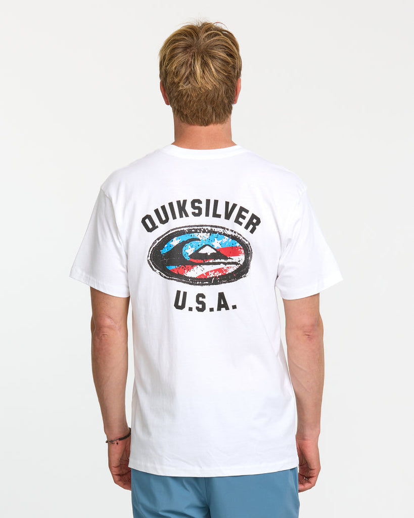 Quiksilver Quiki Pride T-Shirt - White | Sun Diego Boardshops
