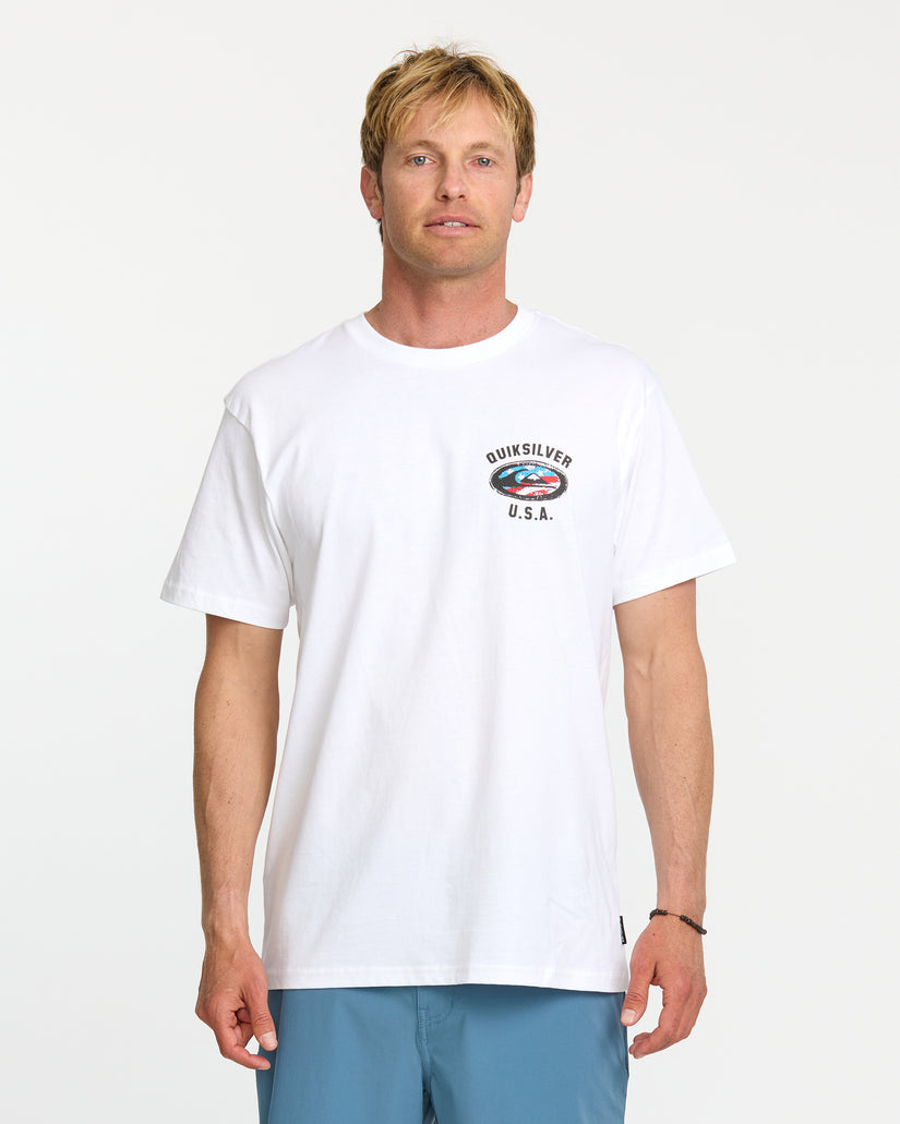 Quiksilver Quiki Pride T-Shirt - White - Sun Diego Boardshop