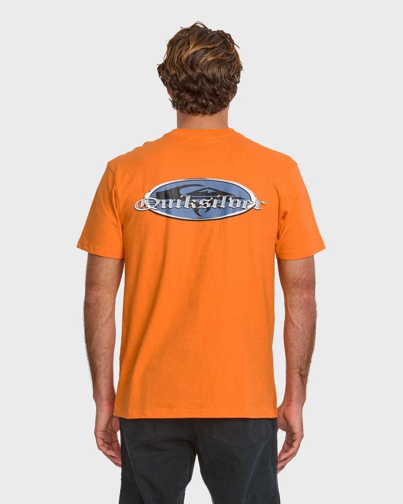 Quiksilver Chrome English Mercury T-Shirt - Orange - Sun Diego Boardshop