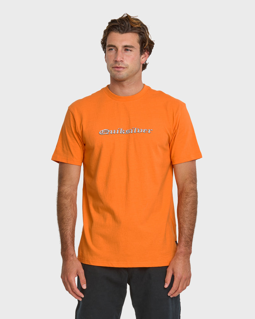 Quiksilver Chrome English Mercury T-Shirt - Orange - Sun Diego Boardshop
