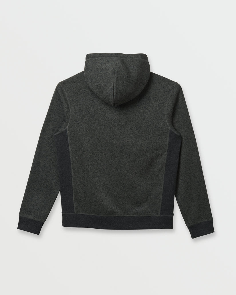 Quiksilver Keller Hoodie - Black Heather - Sun Diego Boardshop