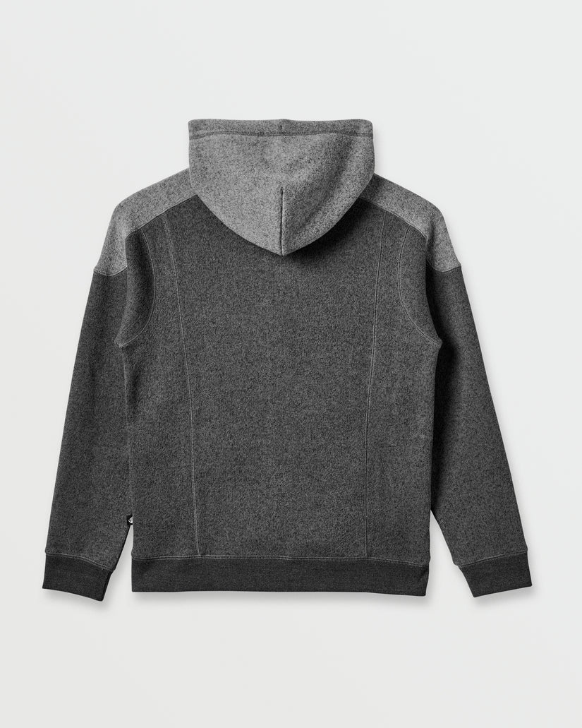 Quiksilver Keller Zip Hoodie - Black Heather
