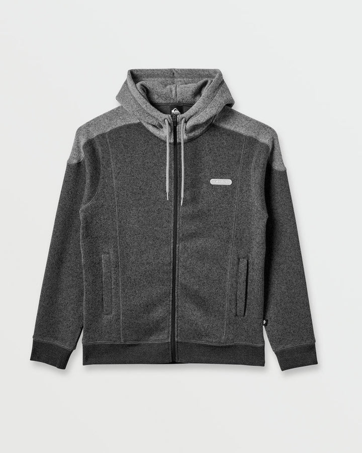 Quiksilver Keller Zip Hoodie - Black Heather