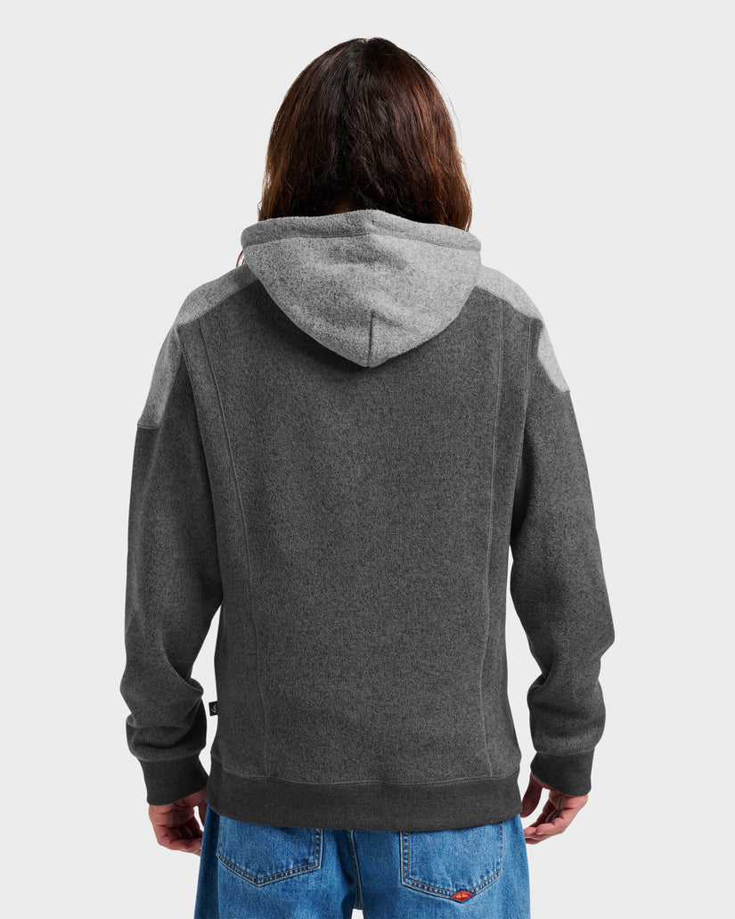 Quiksilver Keller Zip Hoodie - Black Heather