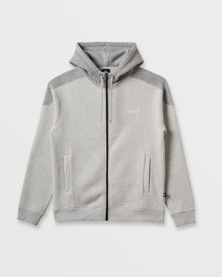 Quiksilver Keller Zip Hoodie - Light Grey Heather
