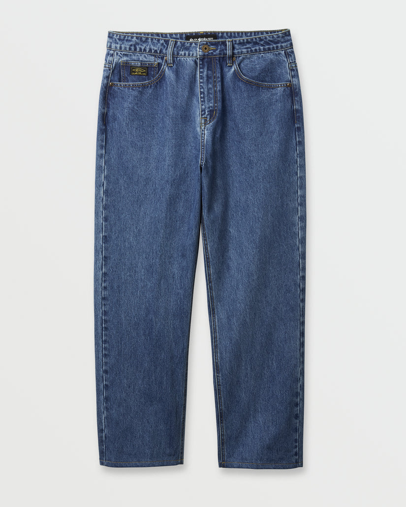 Quiksilver Baggy Denim Jeans Pants - Medium Indigo - Sun Diego Boardshop
